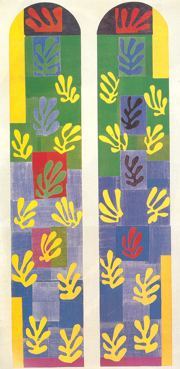 Henri Matisse - Stained Glass Window Window of the abside of the Rosary Chapel 1949